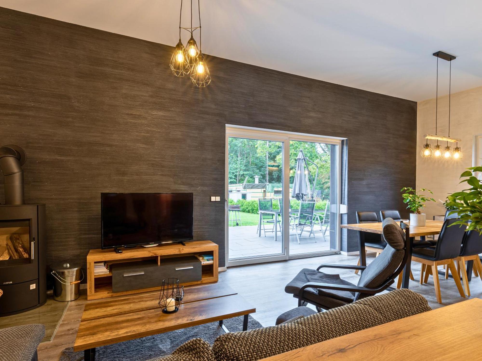 Fewo River I Wellnesstraum I Winterentspannung I Inkl Badefass I Kamin I Sauna Wendisch Rietz Luaran gambar